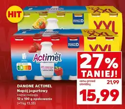 Kaufland Napój jogurtowy Actimel 12x100 g, różne rodzaje Danone oferta
