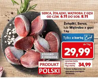 Żołądki z gęsi 1 kg Kaufland