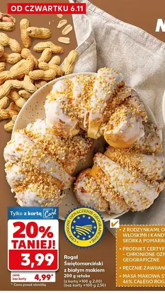 Rogal świętomarciński z białym makiem 200 g Kaufland