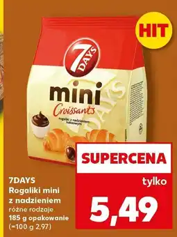 Kaufland Rogaliki mini z nadzieniem, różne rodzaje 7Days oferta