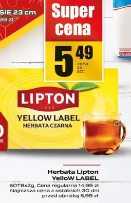 Supeco Herbata Lipton Yellow LABEL oferta