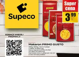 Supeco Makaron PRIMO GUSTO różne rodzaje 250g oferta