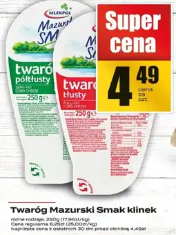 Supeco Twaróg Mazurski smak klinek oferta