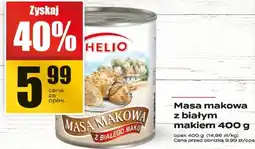 Supeco Masa makowa z kluszami i makiem 400 g Helio oferta