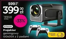 Biedronka Projektor gg400x + 2 pady Extralink oferta
