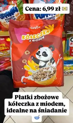 Dino Płatki zbożowe kółeczka z miodem Govita oferta