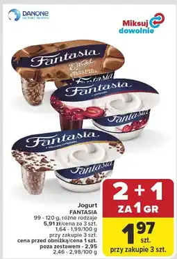 Carrefour Market Jogurt FANTASIA różne rodzaje Danone oferta