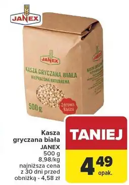 Carrefour Market Kasza gryczana biała Janex 500 g oferta