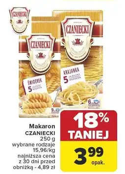 Carrefour Market Makaron czaniecki 250 g oferta