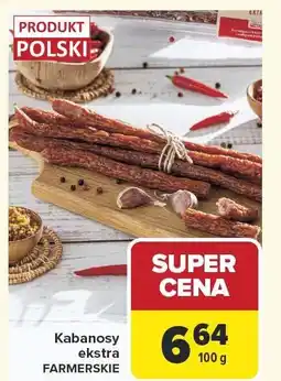 Carrefour Market Kabanosy ekstra FARMERSKIE oferta