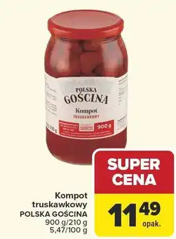 Carrefour Market Kompot truskawkowy POLSKA GOSCINA oferta