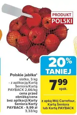 Carrefour Market Jabłka polskie Carrefour Market oferta