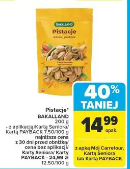 Carrefour Market Pistacje Bakalland oferta