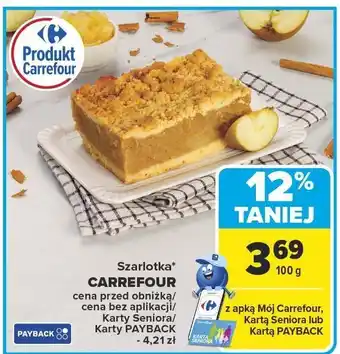 Carrefour Szarlotka CARREFOUR oferta