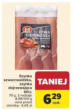 Carrefour Szynka szwarcwaldzka, szynka dojrzewająca BELL oferta
