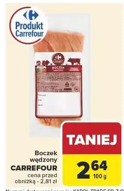 Carrefour Boczek wędzony CARREFOUR oferta