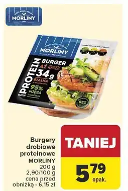 Carrefour Burgery drobiowe proteinowe MORLINY oferta