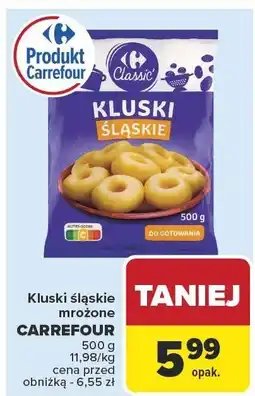 Carrefour Kluski śląskie mrożone CARREFOUR oferta