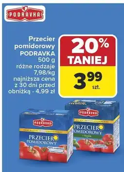 Carrefour Przecier pomidorowy PODRAVKA oferta