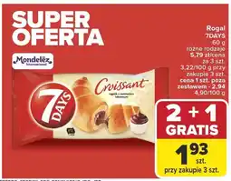 Carrefour Rogale 7 Days Croissant różne rodzaje Mondelez oferta