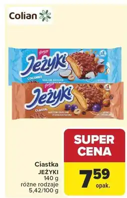 Carrefour Ciastka Jeżyki Colian różne rodzaje oferta