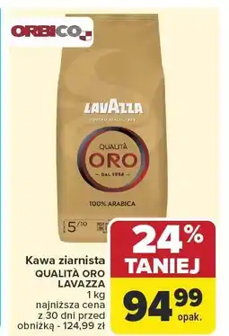 Carrefour Kawa ziarnista Qualita Oro Lavazza oferta