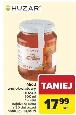 Carrefour Miód wielokwiatowy Huzar oferta