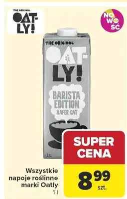 Carrefour Napoje roślinne marki Oatly oferta