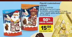 Carrefour Figurki czekoladowe KINDER 122 g, 2 rodzaje oferta