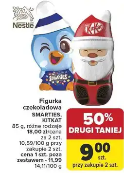Carrefour Figurka czekoladowa SMARTIES, KITKAT 5 - 11 g, różne rodzaje oferta