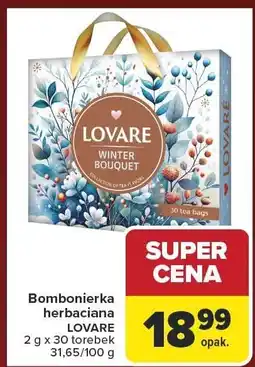 Carrefour Bombonierka herbaciana LOVARE 2 g x 30 torebek oferta