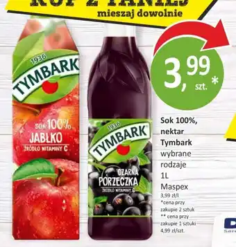 Sok 100%, nektar Tymbark