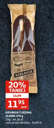 Auchan KIELBASA Z GESINA oferta