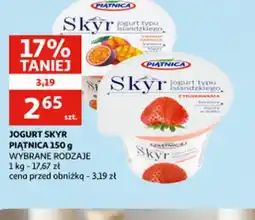 Auchan Jogurt Skyr Piątnica oferta