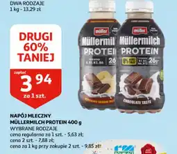 Auchan Napój Mleczny Müllermilch Protein oferta