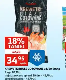 Auchan KREWETKI BIALE GOTOWANE oferta