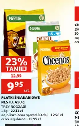 Auchan Płatki śniadaniowe Nestle oferta