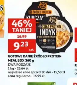 Auchan Gotowe Danie Xródło Protein Meal Box oferta
