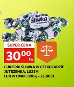 Auchan Cukierki Sliwka w Czekoladzie oferta