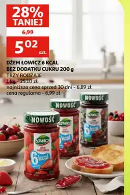 Auchan Dżem Lowicz 6 kcal oferta