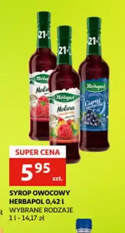 Auchan SYROP OWOCOWY HERBAPOL oferta
