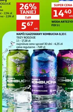 Auchan NAPOJ GAZOWANY KOMBUCHA oferta