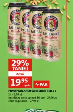 Auchan Piwo Paulaner Weissbier oferta