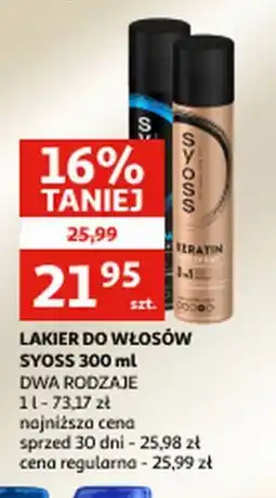 Auchan LAKIER DO WLOSOW SYOSS oferta