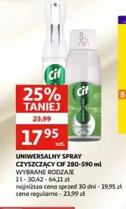 Auchan UNIWERSALNY SPRAY CZYSZCZACY CIF oferta