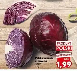 Kaufland Kapusta czerwona polska oferta