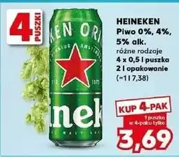 Kaufland Piwo Heineken Silver oferta