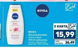 Kaufland Żel pod prysznic rose & almond oil mandelol Nivea oferta