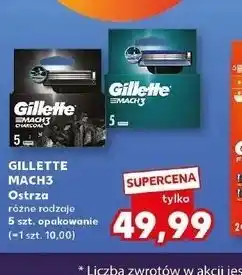 Kaufland Wkłady do maszynki Gillette Mach3 oferta