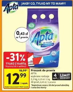 Intermarche Proszek do prania Apta oferta